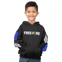 Free fire Angel jaket sweater Anak 4-11 thn cewe cowo fleece Tebal