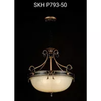 SL793-500 LAMPU GANTUNG TERAS ANTIK KLASIK RUANG TAMU DEKORASI