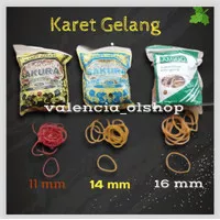 KARET MENTAH KUNING KARET Merah GELANG RUBBER IKAT SAYUR 11MM,14MM,16M