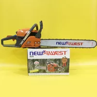 new west 628 24 - chainsaw - mesin gergaji + bar + rantai