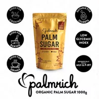 Palm Rich|Gula Aren Semut Bubuk Organik Kualitas Super|Palm Sugar 1 kg