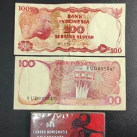 Uang Kertas Kuno Indonesia 100 Rupiah Tahun 1984