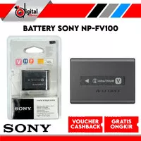BATTERY SONY NP-FV100 - BATTERY FV100 FOR KAMERA HANDYCAM DLL