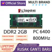 RAM LAPTOP KINGSTON DDR2 2GB 6400 / 800 MHz ORI RAM NB DDR2 2GB 800MHz