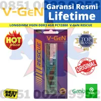 RAM V-GEN DDR3 4GB PC12800 RESCUE VGEN RAM PC KOMPUTER DESKTOP