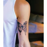 SHAWN MENDES Tato Kupu Kupu Butterfly Temporer Anti Air / Tattoo