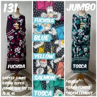 Daster gamis batik katun rayon saku fungsi busui friendly jumbo