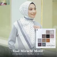 Segiempat Laser Cut Motif Umama Voal Miracle Plain Jilbab Hijab Segi4