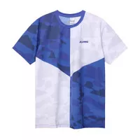 Aspro ELITE Running Jersey Kaos Lari - Camo Blue/White