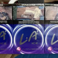 Rokok LA ICE PURPLE BOOST 16 BATANG - Berry Mint Capsule Ungu Pak Slop