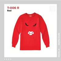 Monster Long Sleeve T-shirt Merah