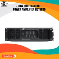 POWER AMPLIFIER ND15PRO/POWER.4/CH/ND15PRO RDW PROFESIONAL