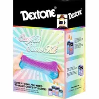 Dextone Glitter Slime Kit Confetti dan Metallic
