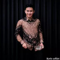 Kemeja Hem Batik Pria Sekar Toska||Kemeja Batik Fashion Pekalongan