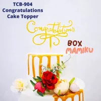 Topper Happy Graduation Congratulations Dekorasi Cake Decoration