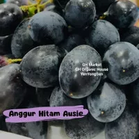 Anggur Hitam Australia 1 Kg /Fresh Segar Terlaris Enak Garing & Mantap