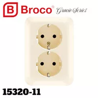 Double Stop Kontak IB Broco Gracio 15320-11