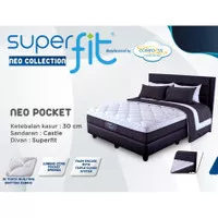  1 set spring bed comforta superfit super gold ukuran 160 x 200