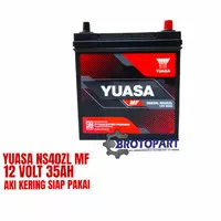 Aki Mobil KIA Picanto, Morning, Visto Yuasa NS40ZL 36B20L Aki kering