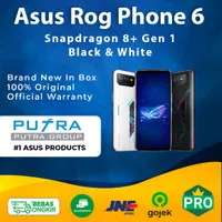 (RESMI) Asus ROG Phone 6 8/256GB 12/256GB Black White Gaming Phone 5G