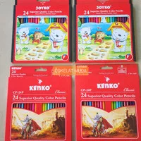 Pensil Warna Superior Classic Joyko Kenko Isi 24 Panjang (Set)