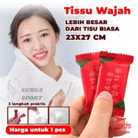 SPEEDS Tisu Wajah Portable Mini Face Tissue Bahan Kapas Lembut 1 pcs