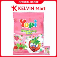 Permen Yupi Love Strawberry Kiss 45g | KELVIN Mart