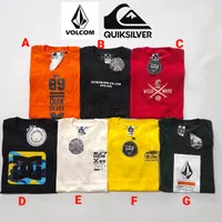 10-11y Kaos Quicksilver Volcom Anak Laki Laki Junior Tanggung