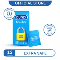 Durex Kondom Extra Safe - Isi 12 Pcs