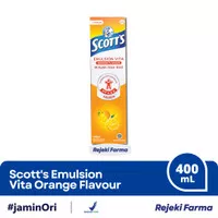 Minyak Ikan Scott's Emulsion Vita 200 ml (Jeruk) Scotts Cod Liver Oil