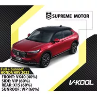 Kaca Film Mobil V-Kool Full + Sunroof Honda HRV 2022 VK40+VIP+X15+VIP