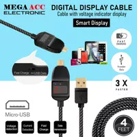 Super Cable Micro Usb Fast Charge Sync 4FT Smart Display Charging Volt