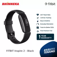 FITBIT Inspire 2 Smartband Smartwatch Garansi Resmi Fitbit - Black