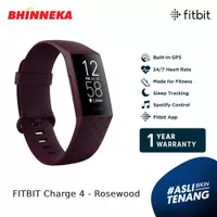 FITBIT Charge 4 Smartband Smartwatch Garansi Resmi Fitbit - Rosewood