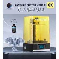 New Anycubic Photon Mono X 6K Printer 3D SLA LCD Bahan UV Resin