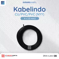 Kabel Listrik Kabelindo NYY 4x2.5mm2 / 4x2,5 mm2 / 4 x 2.5 / 4 x 2,5