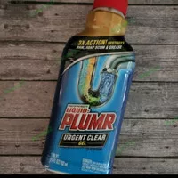 Clorox Liquid Plumr Urgent Clear Declogger Deklogger Saluran Pipe USA