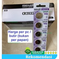 ORIGINAL Baterai Lithium Maxell 3V CR 2032 CR2032 CR 2025 CR2025 2016