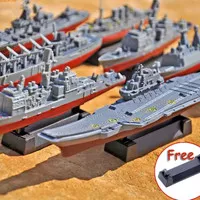 mainan kapal perang military 4D model puzzle kapal induk kapal selam