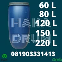 Tangki/ Tong Air/ Drum, Tempat Sampah Tebal, Gentong Liter HDPE - Biru