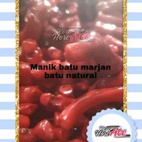 MANIK BATU MARJAN BATU ALAM BATU NATURAL BAHAN ACCESS ORIS BATU ASLI