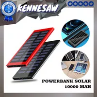 power bank 10000mAH solar powerbank tenaga surya fast charging