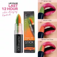 lipstik Moodmatcher Split Sticks Green/Orange lip color mood matcher