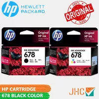 HP Ink Cartridge Original 678 Black & Color Tinta HP 678 Hitam & Warna