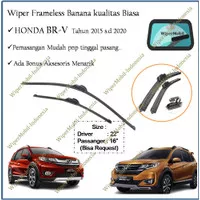 Wiper Frameless Honda BR-V BRV 2015 2016 2017 2018 2019 2020 2021