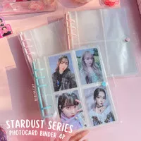 [Stardust] Binder Album Photocard / Binder 6 Ring PC Kpop 4P - Pink [SD-4P]
