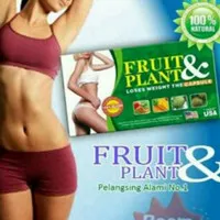 fruit and plant slimming capsule asli obat pelangsing badan