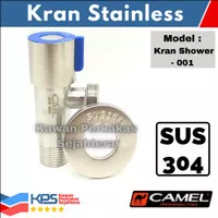 CAMEL Kran Shower Stainless SUS 304 1/2" Inch | Stop Keran Air Kloset
