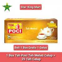 Teh Poci Teh Melati Celup - 1 Box isi 25 Teh Celup