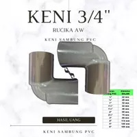Keni Rucika 3/4" / Knee Elbow 3/4 inch AW PVC